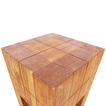 Stool Solid Reclaimed Wood - Image 3
