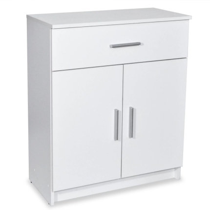 Sideboard Chipboard 71x35x88 cm White - Image 2