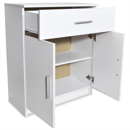 Sideboard Chipboard 71x35x88 cm White - Image 5