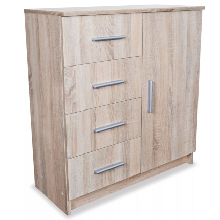 Sideboard Chipboard 79x35x88 cm Oak - Image 2