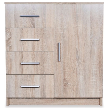 Sideboard Chipboard 79x35x88 cm Oak - Image 4