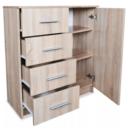 Sideboard Chipboard 79x35x88 cm Oak - Image 5