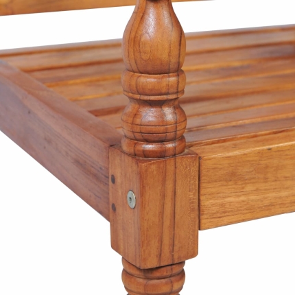 Batavia Bench with Cushions 120 cm Teak - Image 4