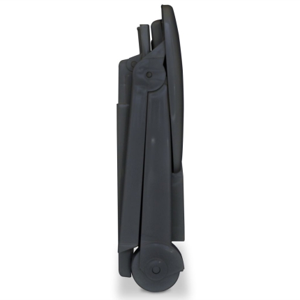 Sun Lounger with Footrest Plastic Anthracite - Image 7