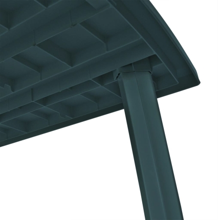 Garden Table Green 210x96x72 cm Plastic - Image 4