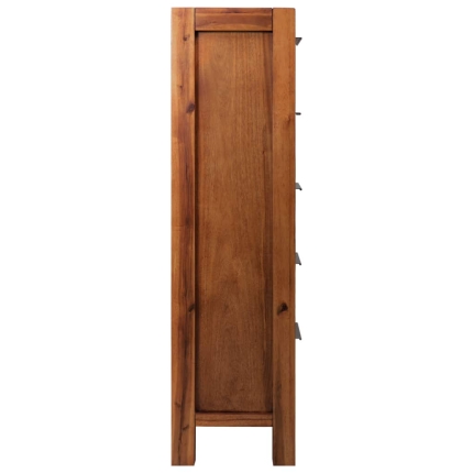 Chest of Drawers Solid Acacia Wood 45x32x115 cm - Image 4