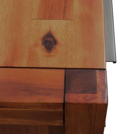 Chest of Drawers Solid Acacia Wood 45x32x115 cm - Image 8