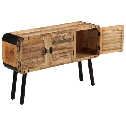 Sideboard Solid Mango Wood 120x30x76 cm - Image 5