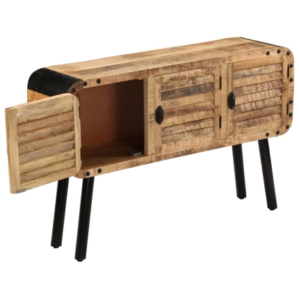 Sideboard Solid Mango Wood 120x30x76 cm - Image 6
