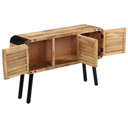 Sideboard Solid Mango Wood 120x30x76 cm - Image 9