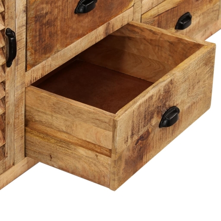 Sideboard Solid Mango Wood 200x40x80 cm - Image 7