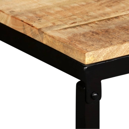 Bench Solid Mango Wood 110x35x45 cm - Image 5