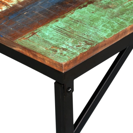 Bench Solid Reclaimed Wood 160x35x45 cm - Image 4