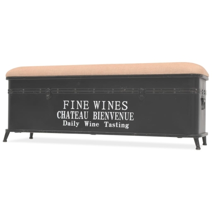 Storage Bench with Cushion 103x30x40 cm - Image 5