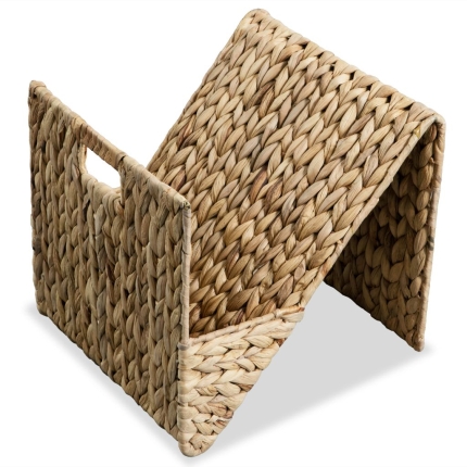 Magazine Holder 31x31x31 cm Water Hyacinth - Image 3