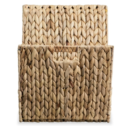 Magazine Holder 31x31x31 cm Water Hyacinth - Image 4