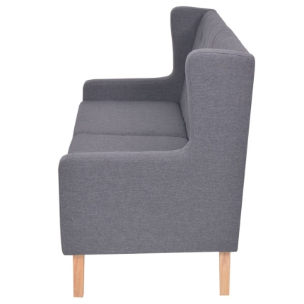 Sofa Set 2 Pieces Fabric Grey - Image 5