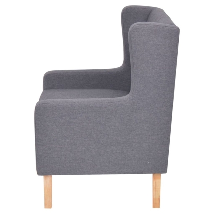 Sofa Set 2 Pieces Fabric Grey - Image 8