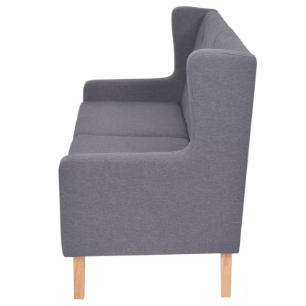 Sofa Set 2 Pieces Fabric Grey - Image 8