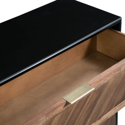 Chest of Drawers Solid Acacia Wood 90x33.5x80 cm - Image 7
