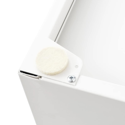 Filing Cabinet with 5 Drawers Metal 28x35x35 cm White - Image 8