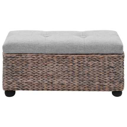 Bench Set 2 Pieces Seagrass Grey - Image 4