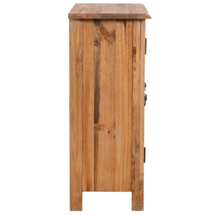 Bathroom Side Cabinet Solid Recycled Pinewood 59x32x80 cm - Image 5