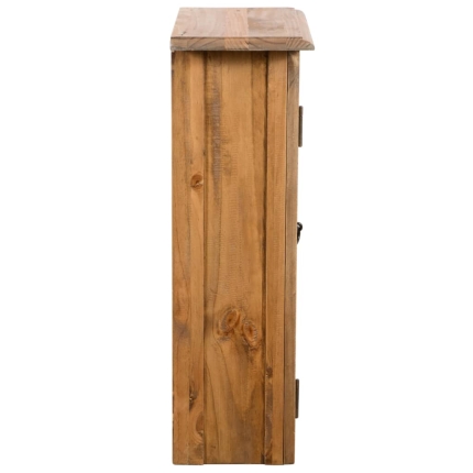 Bathroom Wall Cabinet Solid Recycled Pinewood 42x23x70 cm - Image 4