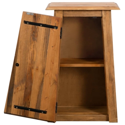 Bathroom Wall Cabinet Solid Recycled Pinewood 42x23x70 cm - Image 6