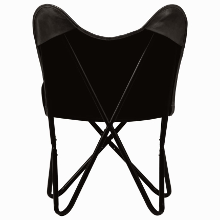 Butterfly Chair Black Kids Size Real Leather - Image 6