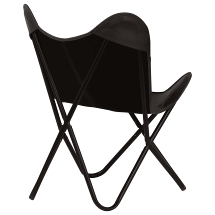 Butterfly Chair Black Kids Size Real Leather - Image 7