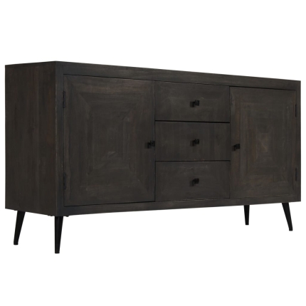 Sideboard Solid Mango Wood 160x40x81 cm - Image 11