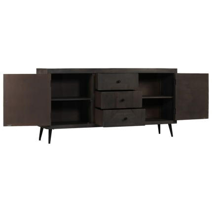 Sideboard Solid Mango Wood 160x40x81 cm - Image 6