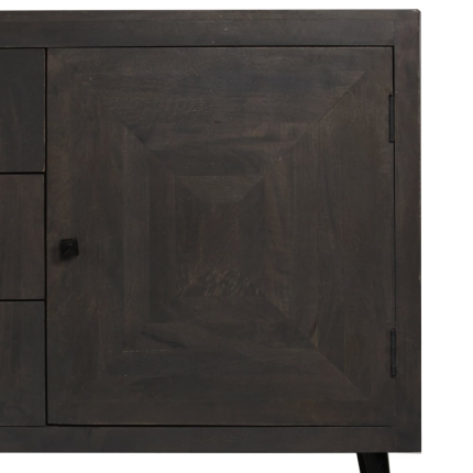 Sideboard Solid Mango Wood 160x40x81 cm - Image 8