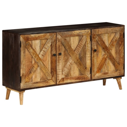 Sideboard Solid Mango Wood 140x35x75 cm - Image 11