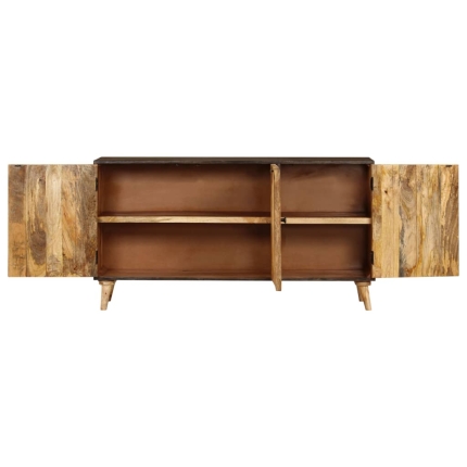 Sideboard Solid Mango Wood 140x35x75 cm - Image 6