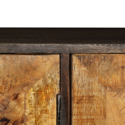 Sideboard Solid Mango Wood 140x35x75 cm - Image 8