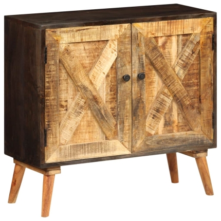 Sideboard Solid Mango Wood 85x30x75 cm - Image 8