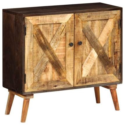 Sideboard Solid Mango Wood 85x30x75 cm - Image 9