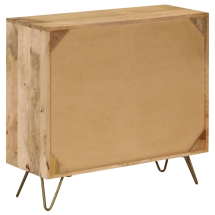 Sideboard Solid Mango Wood 80x30x75 cm - Image 6