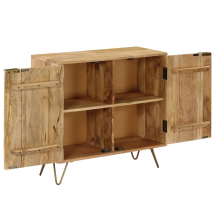 Sideboard Solid Mango Wood 80x30x75 cm - Image 8