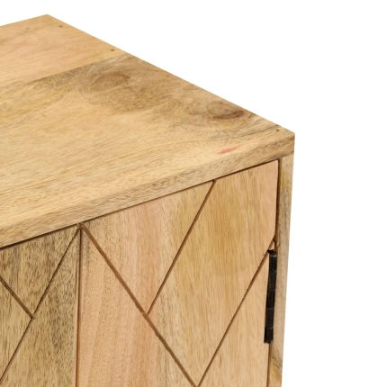 Sideboard Solid Mango Wood 80x30x75 cm - Image 9