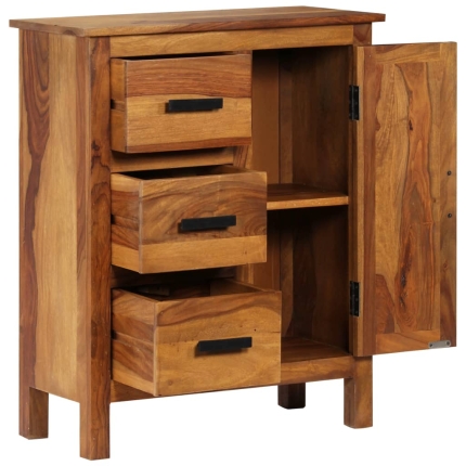 Sideboard 65x30x80 cm Solid Sheesham Wood - Image 3