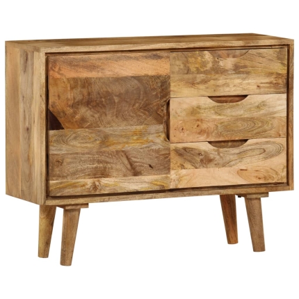 Sideboard Solid Mango Wood 90x40x69 cm - Image 3