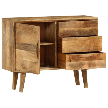 Sideboard Solid Mango Wood 90x40x69 cm - Image 5