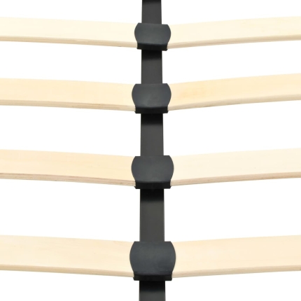Bed Frame Black Metal 153x203 cm - Image 6