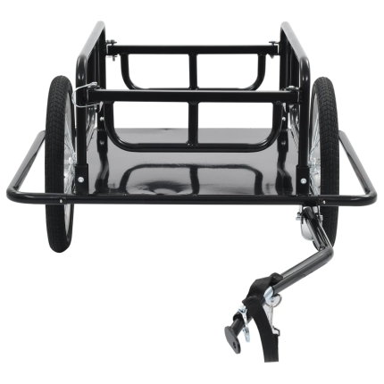 Bike Cargo Trailer 130x73x48.5 cm Steel Black - Image 3