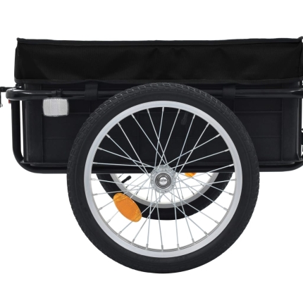 Bike Cargo Trailer/Hand Wagon 155x61x83 cm Steel Black - Image 5