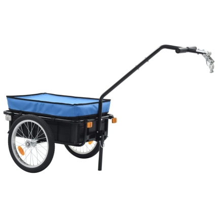 Bike Cargo Trailer/Hand Wagon 155x61x83 cm Steel Blue - Image 2
