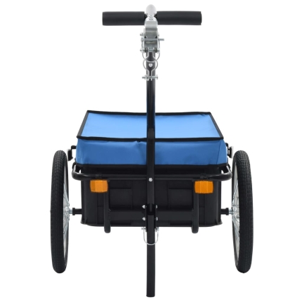 Bike Cargo Trailer/Hand Wagon 155x61x83 cm Steel Blue - Image 3